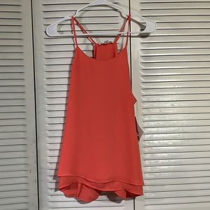 Orange Blouse Size Medium